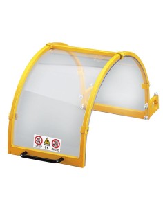 1 - Protezione per tornio con schermo in lexan 500 mm Fervi t500