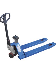 1 - Transpallet manuale portata 2500 kg con bilancia e stampante Fervi 0068/S
