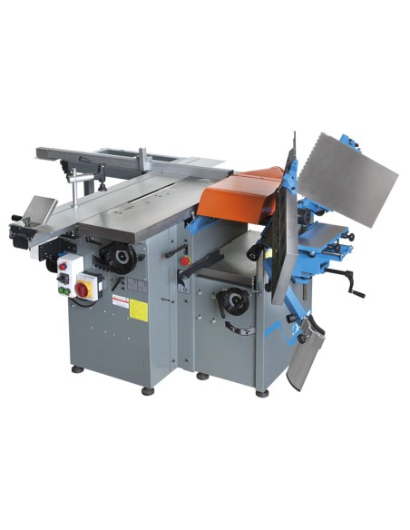 2 - Macchina combinata per legno 8 lavorazioni 230 v Fervi 0498