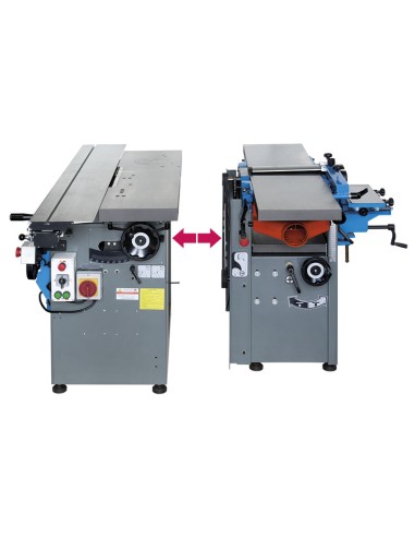 3 - Macchina combinata per legno 8 lavorazioni 230 v Fervi 0498