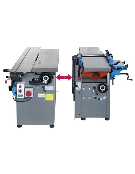 3 - Macchina combinata per legno 8 lavorazioni 230 v Fervi 0498