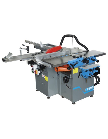 4 - Macchina combinata per legno 8 lavorazioni 230 v Fervi 0498
