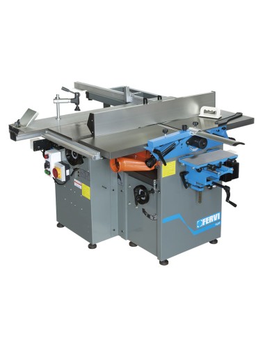 6 - Macchina combinata per legno 8 lavorazioni 230 v Fervi 0498
