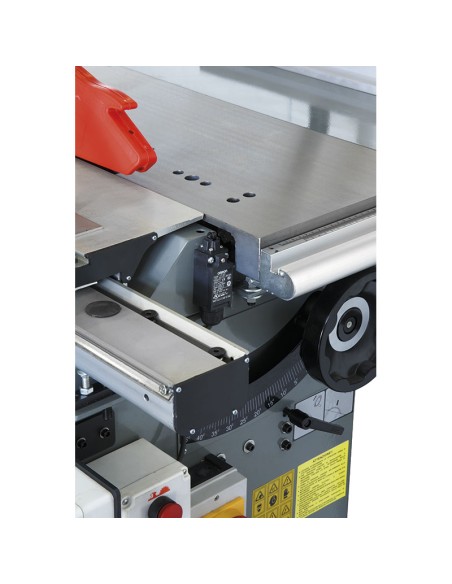 3 - Squadratrice con toupie completa di carrello 230 v Fervi 0504