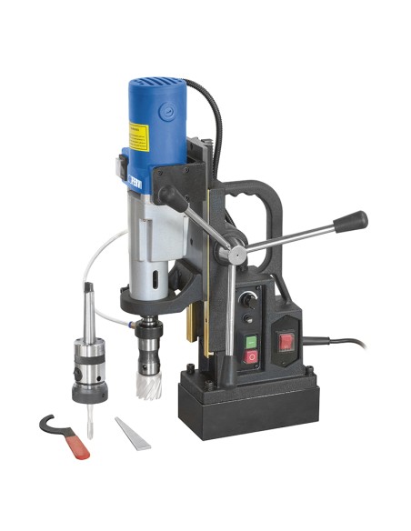 1 - Trapano maschiatore magnetico raffreddamento liquido 1050w 230v Fervi 0518/38m