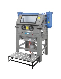 1 - Sabbiatrice a pressione con 2x230 v aspiratori Fervi 0605