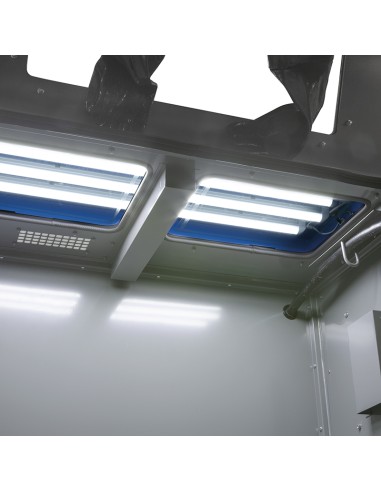3 - Sabbiatrice a pressione con filtro hepa e separatore di polveri 230v Fervi 0615