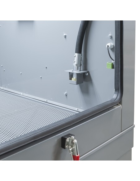 4 - Sabbiatrice a pressione con filtro hepa e separatore di polveri 230v Fervi 0615