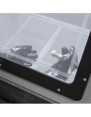 6 - Sabbiatrice a pressione con filtro hepa e separatore di polveri 230v Fervi 0615