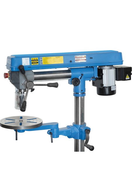 3 - Trapano a colonna radiale a cinghia 375w 230v Fervi 0857