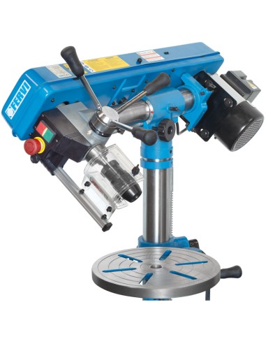 5 - Trapano a colonna radiale a cinghia 375w 230v Fervi 0857
