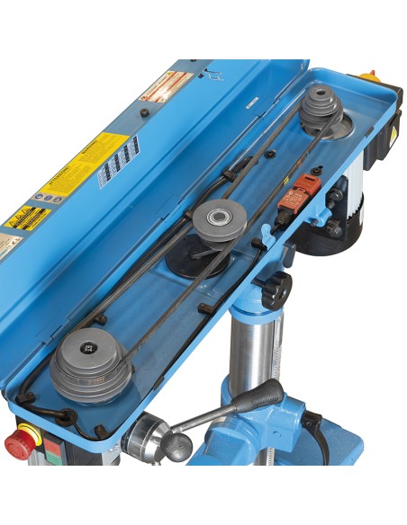 6 - Trapano a colonna radiale a cinghia 375w 230v Fervi 0857