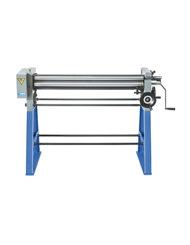 1 - Calandra manuale a 3 rulli per lamiera 1000x2 mm Fervi c022/100