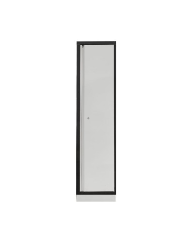 1 - Armadio alto 600x458x2000 mm 3 piani portata 180 kg per officina Fervi a007/02