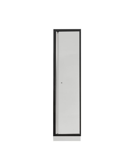 1 - Armadio alto 600x458x2000 mm 3 piani portata 180 kg per officina Fervi a007/02