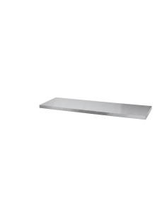 1 - Piano di lavoro acciaio inox 1360x460x35mm x arredamento modulare Fervi a007/08l