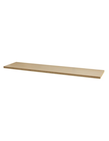 1 - Piano di lavoro in legno 2040x460x35 mm per arredamento modulare Fervi a007/09