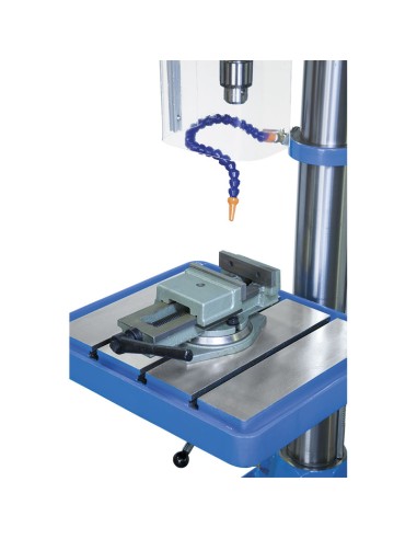 4 - Trapano a colonna ferro trifase trasmissione a cinghia 400v 11 kw Fervi t032da