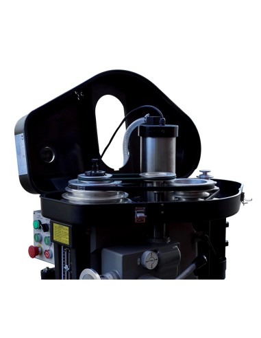2 - Trapano fresa a colonna con trasmissione a cinghia 400v Fervi t052/400vda