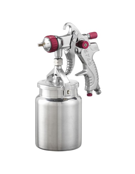 1 - Pistola aerografo vernice serbatoio inferiore 1000 ml ugello 1.4 mm Fervi a601ds