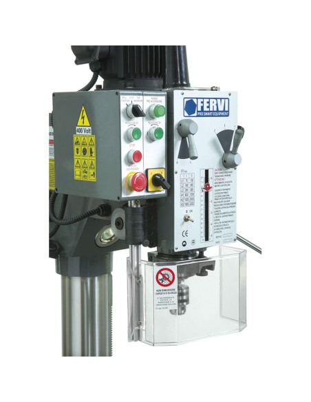 4 - Trapano per metallo ad ingranaggi 400v Fervi t062