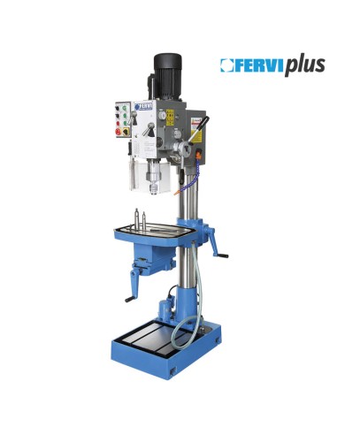 1 - Trapano per metallo ad ingranaggi 400v Fervi t066