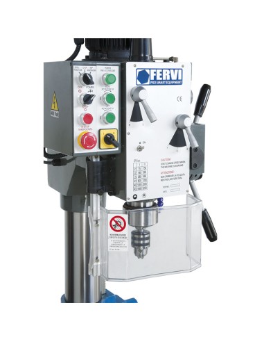 3 - Trapano per metallo ad ingranaggi 400v Fervi t066