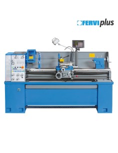 1 - Tornio parallelo con visualizzatore metallo trifase 400v Fervi t070/400v3a15
