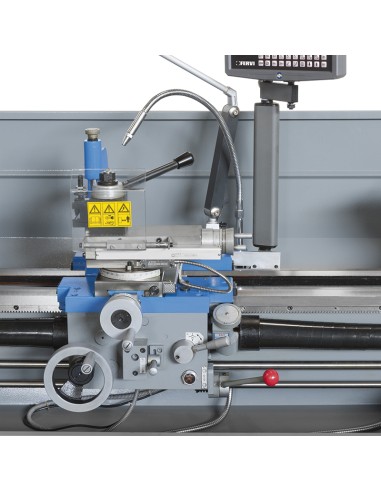 9 - Tornio parallelo con visualizzatore metallo trifase 400v Fervi t070/400v3a15