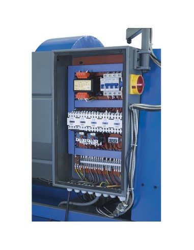 8 - Tornio parallelo inverter con visualizzatore metallo 400v Fervi t070/400v3a15