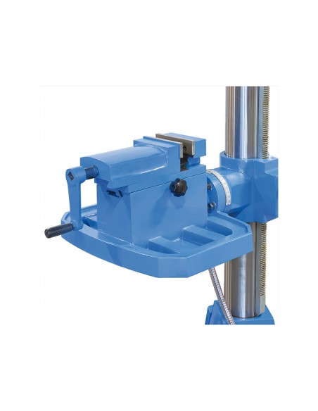 3 - Trapano a colonna per metallo con trasmissione a cinghia 400v Fervi t072
