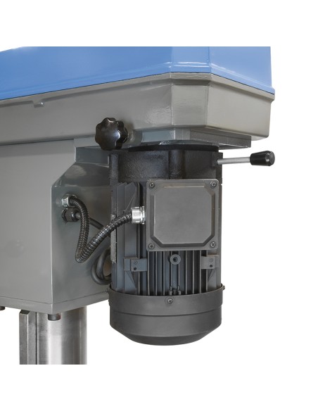 6 - Trapano fresa per metallo con trasmissione a cinghia 400v Fervi t073