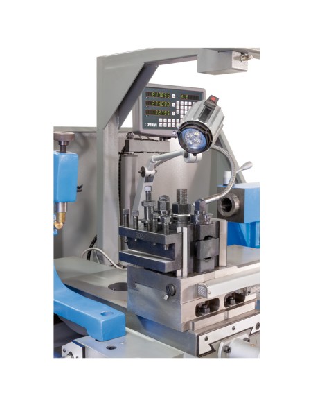 4 - Tornio parallelo a frizione con visualizzatore metallo 400v Fervi t080f