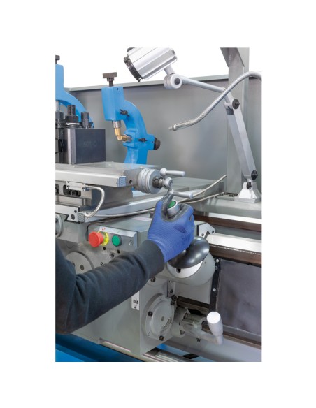 6 - Tornio parallelo a frizione con visualizzatore metallo 400v Fervi t080f