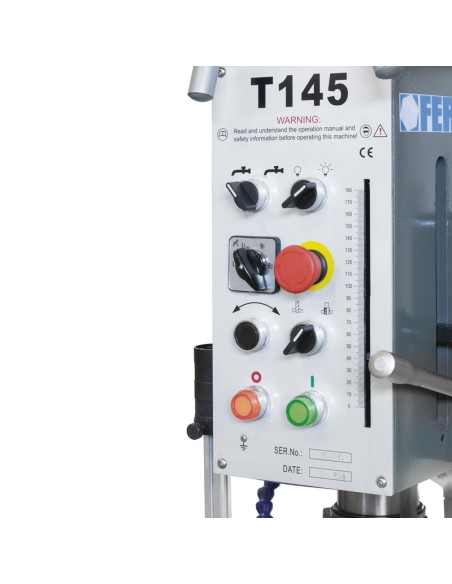 2 - Trapano per metallo ad ingranaggi 400v Fervi t145