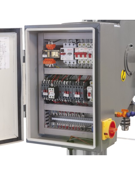 6 - Trapano per metallo ad ingranaggi 400v Fervi t145