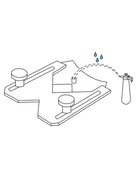 3 - Serie 6 pz punte diamantate per smerigliatrice per gres 22-67 mm Fervi p034/06s