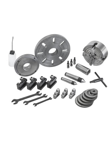 8 - Tornio parallelo 38mm motore 230v ferro metallo Fervi t900