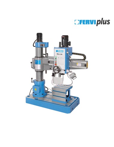 1 - Trapano radiale per metallo con discesa automatica cm4 40mm Fervi tr01/200