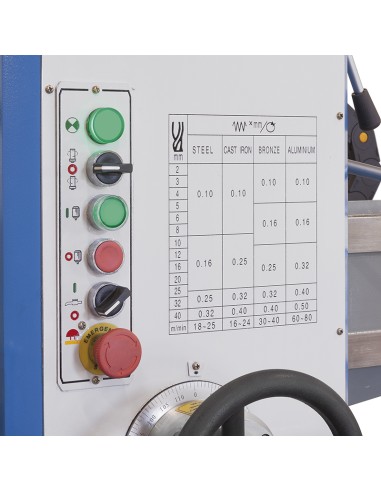 2 - Trapano radiale per metallo con discesa automatica cm4 40mm Fervi tr01/200
