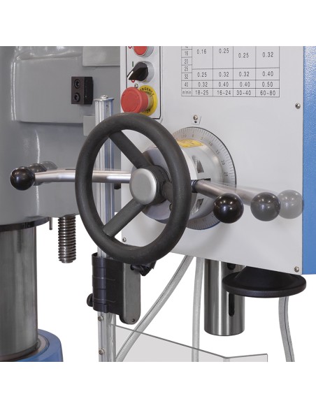 8 - Trapano radiale per metallo con discesa automatica cm4 40mm Fervi tr01/200