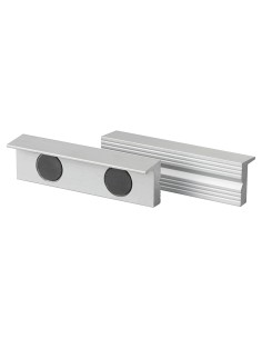 1 - Coppia copriganasce magnetiche in alluminio x morsa 100 mm Fervi 0520/100A