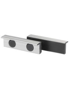 1 - Coppia copriganasce magnetiche in alluminio gomma x morsa 125 mm Fervi 0520/125G