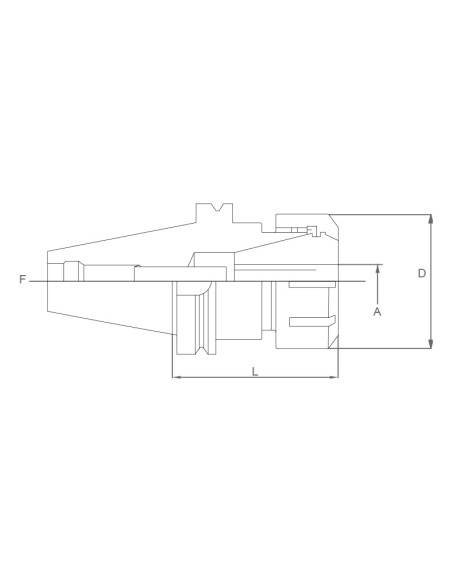 2 - Mandrino porta pinze er 32 x frese Fervi 3/d/40