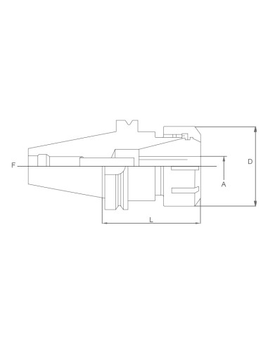 3 - Mandrino porta pinze er 25 x frese Fervi 3d40/25