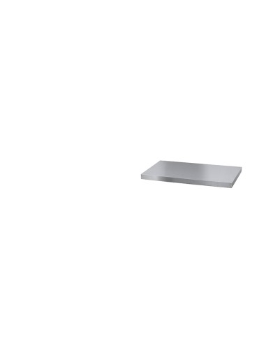 1 - Piano di lavoro acciao inox 680x460x35 mm x arredamento modulare Fervi a007/19l