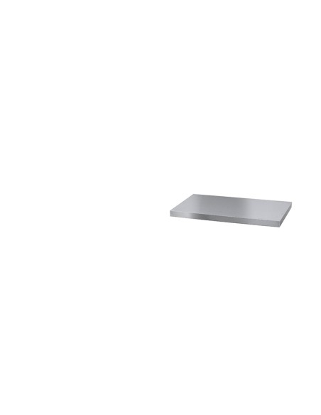 1 - Piano di lavoro acciao inox 680x460x35 mm x arredamento modulare Fervi a007/19l