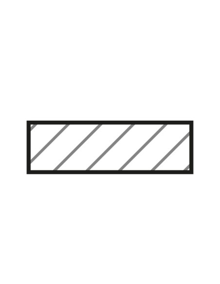 2 - Barretta in acciaio rettangolare 20x10 mm hss x tornio Fervi b014/20x10