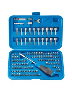 1 - Set inserti e bussole per avvitatore con porta inserti 1/4 Fervi 0358