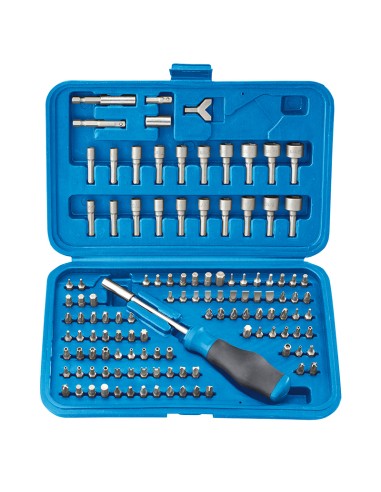 1 - Set inserti e bussole per avvitatore con porta inserti 1/4 Fervi 0358